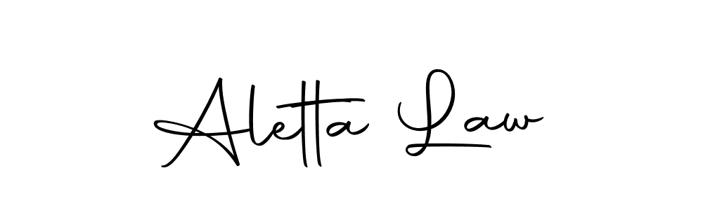 Autography-DOLnW is a professional signature style that is perfect for those who want to add a touch of class to their signature. It is also a great choice for those who want to make their signature more unique. Get Aletta Law name to fancy signature for free. Aletta Law signature style 10 images and pictures png