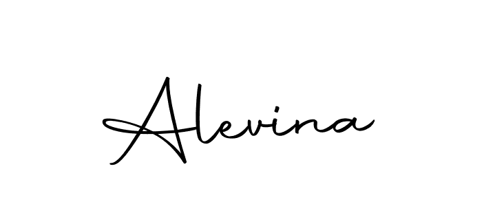 Design your own signature with our free online signature maker. With this signature software, you can create a handwritten (Autography-DOLnW) signature for name Alevina. Alevina signature style 10 images and pictures png