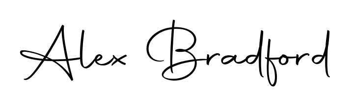 A classic penmanship look for Alex Bradford. The Autography-DOLnW font brings timeless elegance and confidence to every signed document. Alex Bradford signature style 10 images and pictures png