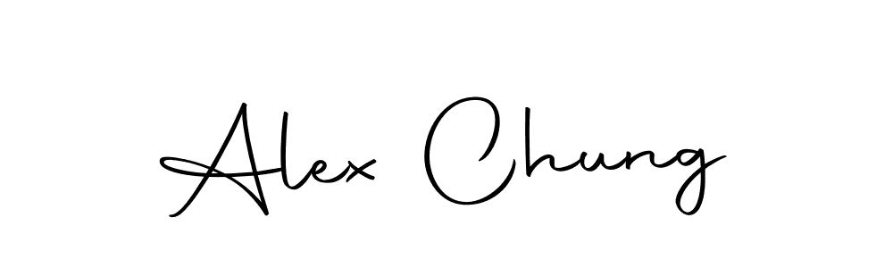 How to make Alex Chung name signature. Use Autography-DOLnW style for creating short signs online. This is the latest handwritten sign. Alex Chung signature style 10 images and pictures png