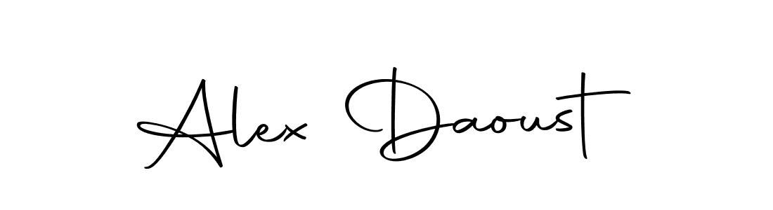 The best way (Autography-DOLnW) to make a short signature is to pick only two or three words in your name. The name Alex Daoust include a total of six letters. For converting this name. Alex Daoust signature style 10 images and pictures png