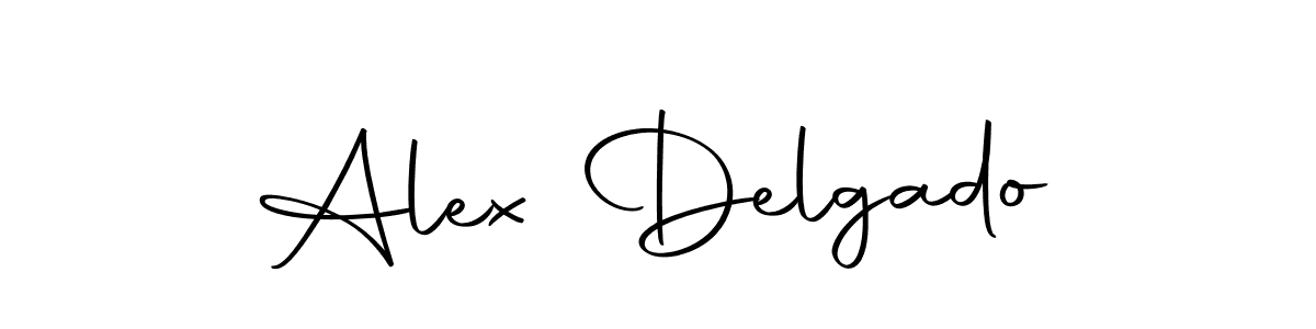 Use a signature maker to create a handwritten signature online. With this signature software, you can design (Autography-DOLnW) your own signature for name Alex Delgado. Alex Delgado signature style 10 images and pictures png