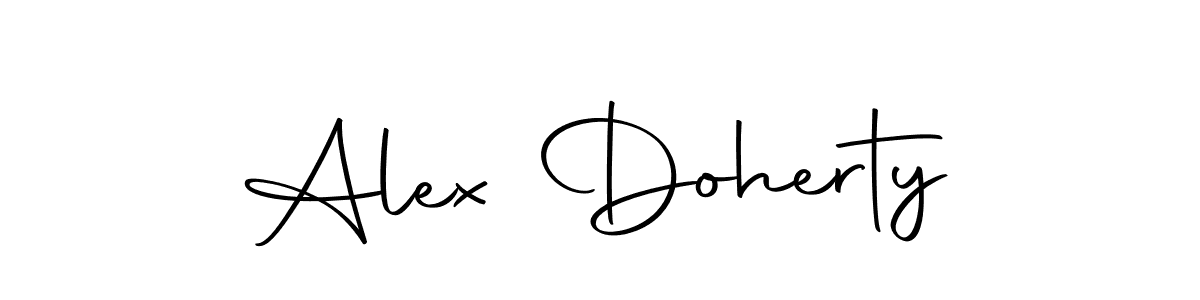 Design your own signature with our free online signature maker. With this signature software, you can create a handwritten (Autography-DOLnW) signature for name Alex Doherty. Alex Doherty signature style 10 images and pictures png