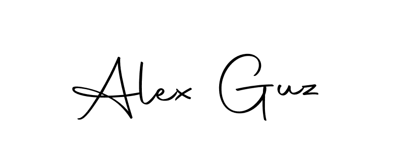Also we have Alex Guz name is the best signature style. Create professional handwritten signature collection using Autography-DOLnW autograph style. Alex Guz signature style 10 images and pictures png