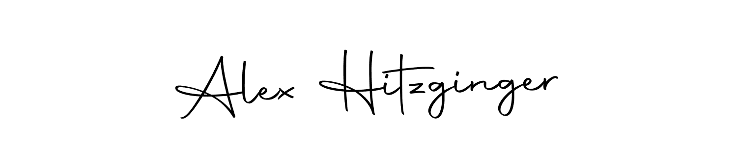 How to make Alex Hitzginger name signature. Use Autography-DOLnW style for creating short signs online. This is the latest handwritten sign. Alex Hitzginger signature style 10 images and pictures png