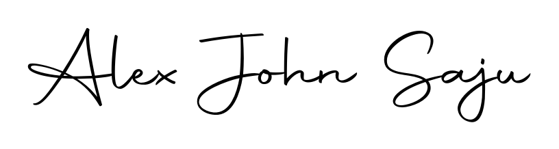 Create a beautiful signature design for name Alex John Saju. With this signature (Autography-DOLnW) fonts, you can make a handwritten signature for free. Alex John Saju signature style 10 images and pictures png