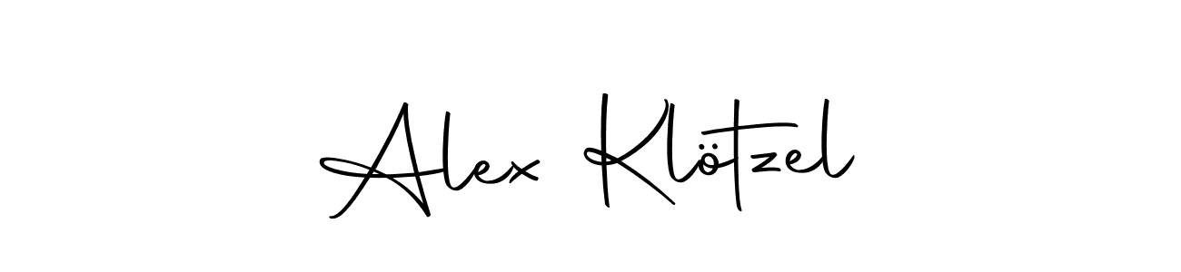 Alex Klötzel stylish signature style. Best Handwritten Sign (Autography-DOLnW) for my name. Handwritten Signature Collection Ideas for my name Alex Klötzel. Alex Klötzel signature style 10 images and pictures png