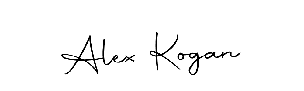 Design your own signature with our free online signature maker. With this signature software, you can create a handwritten (Autography-DOLnW) signature for name Alex Kogan. Alex Kogan signature style 10 images and pictures png