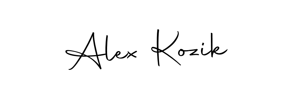 Make a beautiful signature design for name Alex Kozik. Use this online signature maker to create a handwritten signature for free. Alex Kozik signature style 10 images and pictures png