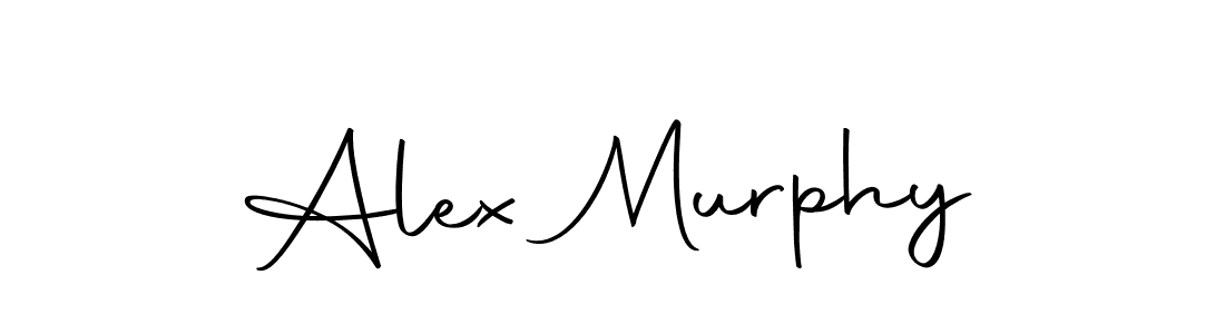 How to make Alex Murphy name signature. Use Autography-DOLnW style for creating short signs online. This is the latest handwritten sign. Alex Murphy signature style 10 images and pictures png
