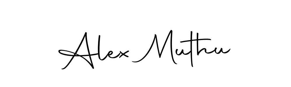 You should practise on your own different ways (Autography-DOLnW) to write your name (Alex Muthu) in signature. don't let someone else do it for you. Alex Muthu signature style 10 images and pictures png