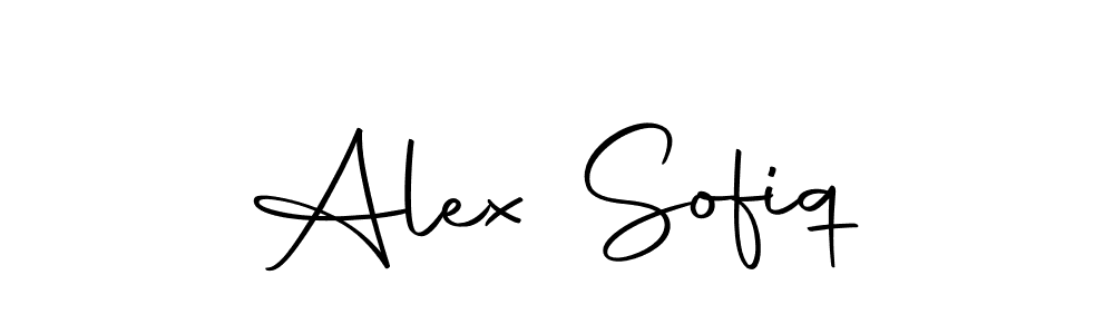 Similarly Autography-DOLnW is the best handwritten signature design. Signature creator online .You can use it as an online autograph creator for name Alex Sofiq. Alex Sofiq signature style 10 images and pictures png
