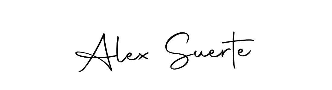 Make a short Alex Suerte signature style. Manage your documents anywhere anytime using Autography-DOLnW. Create and add eSignatures, submit forms, share and send files easily. Alex Suerte signature style 10 images and pictures png