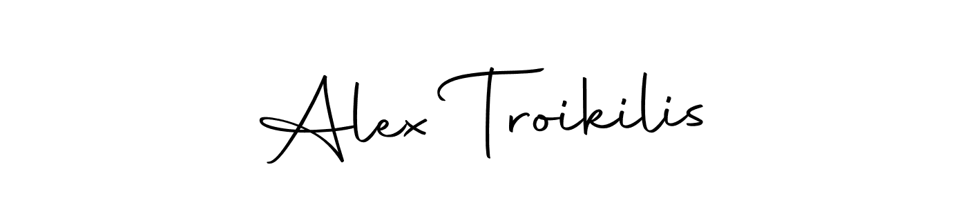 Similarly Autography-DOLnW is the best handwritten signature design. Signature creator online .You can use it as an online autograph creator for name Alex Troikilis. Alex Troikilis signature style 10 images and pictures png