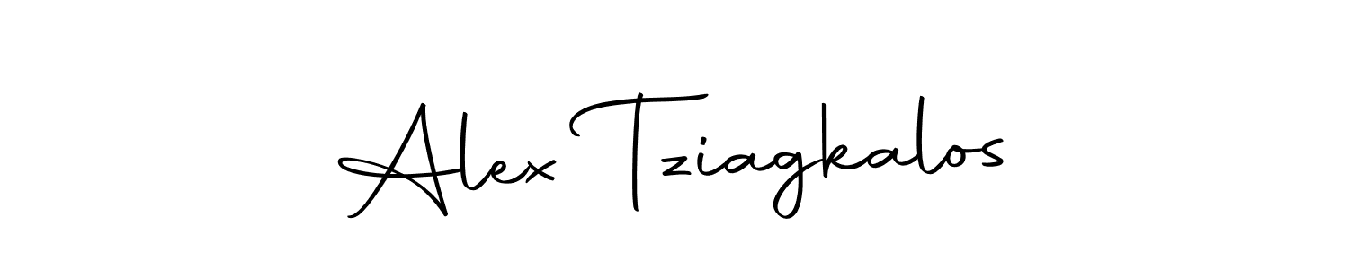 Also we have Alex Tziagkalos name is the best signature style. Create professional handwritten signature collection using Autography-DOLnW autograph style. Alex Tziagkalos signature style 10 images and pictures png