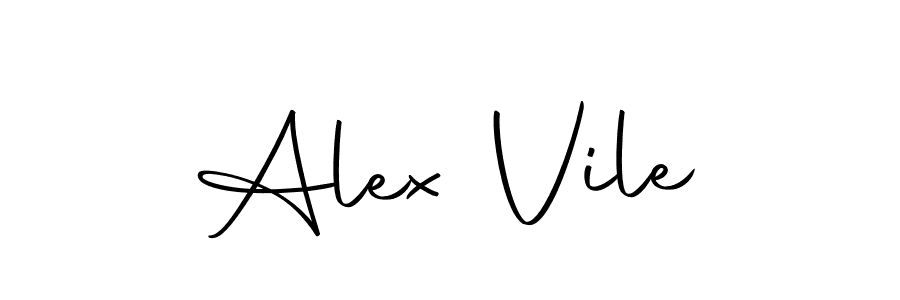How to make Alex Vile name signature. Use Autography-DOLnW style for creating short signs online. This is the latest handwritten sign. Alex Vile signature style 10 images and pictures png