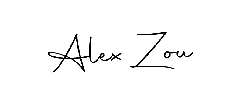 Use a signature maker to create a handwritten signature online. With this signature software, you can design (Autography-DOLnW) your own signature for name Alex Zou. Alex Zou signature style 10 images and pictures png