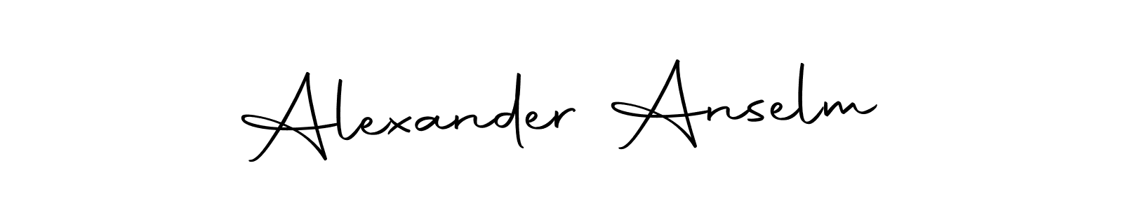 Alexander Anselm stylish signature style. Best Handwritten Sign (Autography-DOLnW) for my name. Handwritten Signature Collection Ideas for my name Alexander Anselm. Alexander Anselm signature style 10 images and pictures png