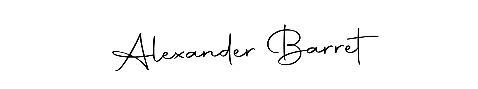 Make a beautiful signature design for name Alexander Barret. With this signature (Autography-DOLnW) style, you can create a handwritten signature for free. Alexander Barret signature style 10 images and pictures png