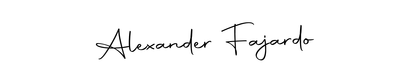 Also we have Alexander Fajardo name is the best signature style. Create professional handwritten signature collection using Autography-DOLnW autograph style. Alexander Fajardo signature style 10 images and pictures png