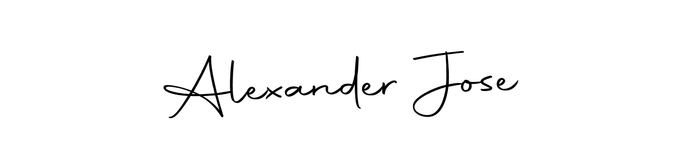 if you are searching for the best signature style for your name Alexander Jose. so please give up your signature search. here we have designed multiple signature styles  using Autography-DOLnW. Alexander Jose signature style 10 images and pictures png