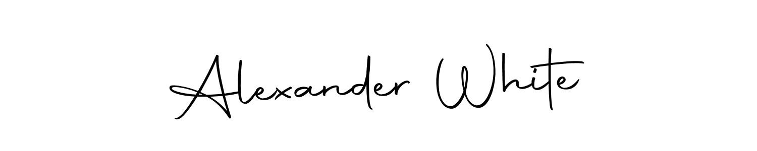 Alexander White stylish signature style. Best Handwritten Sign (Autography-DOLnW) for my name. Handwritten Signature Collection Ideas for my name Alexander White. Alexander White signature style 10 images and pictures png