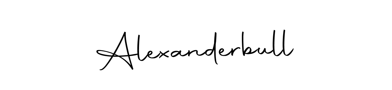 How to make Alexanderbull name signature. Use Autography-DOLnW style for creating short signs online. This is the latest handwritten sign. Alexanderbull signature style 10 images and pictures png