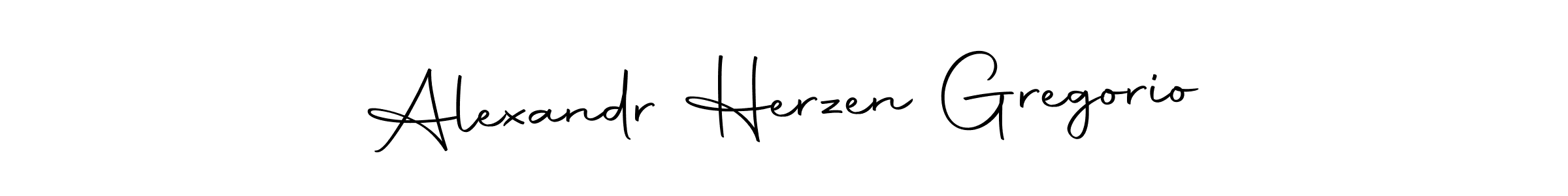 Autography-DOLnW is a professional signature style that is perfect for those who want to add a touch of class to their signature. It is also a great choice for those who want to make their signature more unique. Get Alexandr Herzen Gregorio name to fancy signature for free. Alexandr Herzen Gregorio signature style 10 images and pictures png