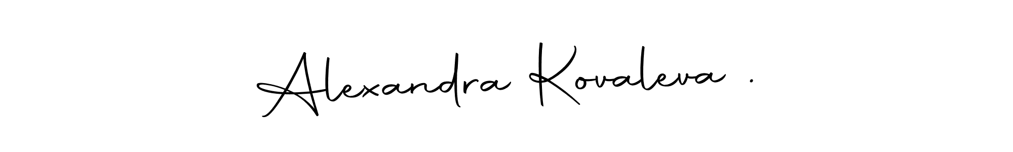 Make a beautiful signature design for name Alexandra Kovaleva .. Use this online signature maker to create a handwritten signature for free. Alexandra Kovaleva . signature style 10 images and pictures png