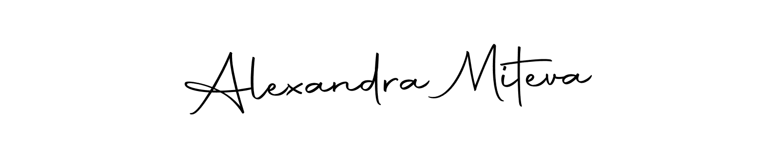 Make a beautiful signature design for name Alexandra Miteva. Use this online signature maker to create a handwritten signature for free. Alexandra Miteva signature style 10 images and pictures png