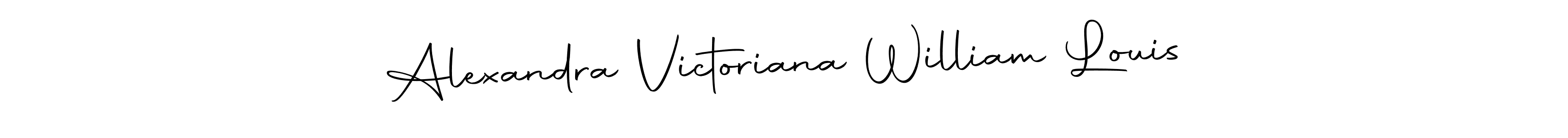 Check out images of Autograph of Alexandra Victoriana William Louis name. Actor Alexandra Victoriana William Louis Signature Style. Autography-DOLnW is a professional sign style online. Alexandra Victoriana William Louis signature style 10 images and pictures png