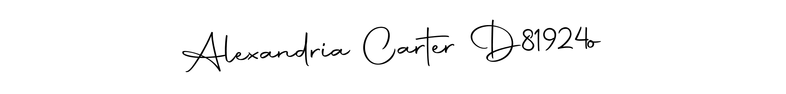 The best way (Autography-DOLnW) to make a short signature is to pick only two or three words in your name. The name Alexandria Carter D81924o include a total of six letters. For converting this name. Alexandria Carter D81924o signature style 10 images and pictures png