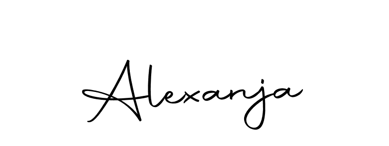 The best way (Autography-DOLnW) to make a short signature is to pick only two or three words in your name. The name Alexanja include a total of six letters. For converting this name. Alexanja signature style 10 images and pictures png