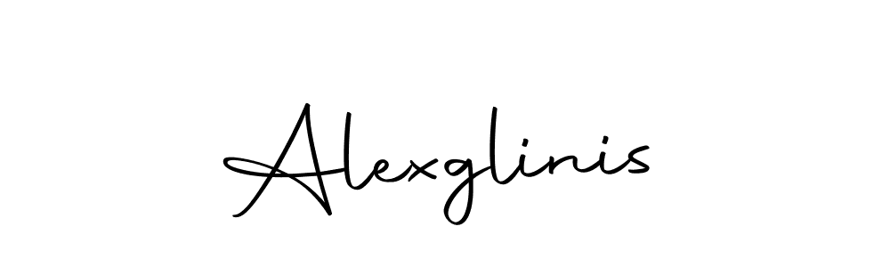 Use a signature maker to create a handwritten signature online. With this signature software, you can design (Autography-DOLnW) your own signature for name Alexglinis. Alexglinis signature style 10 images and pictures png