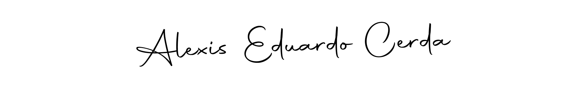You should practise on your own different ways (Autography-DOLnW) to write your name (Alexis Eduardo Cerda) in signature. don't let someone else do it for you. Alexis Eduardo Cerda signature style 10 images and pictures png