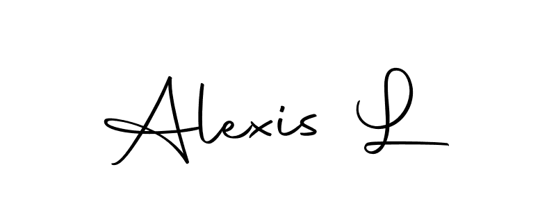 Make a beautiful signature design for name Alexis L. With this signature (Autography-DOLnW) style, you can create a handwritten signature for free. Alexis L signature style 10 images and pictures png
