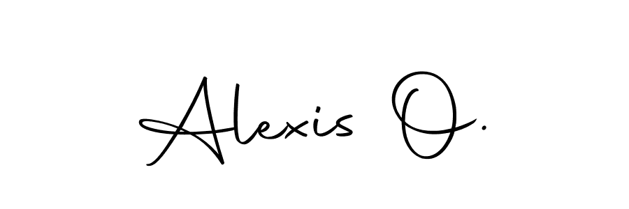 Make a beautiful signature design for name Alexis O.. With this signature (Autography-DOLnW) style, you can create a handwritten signature for free. Alexis O. signature style 10 images and pictures png