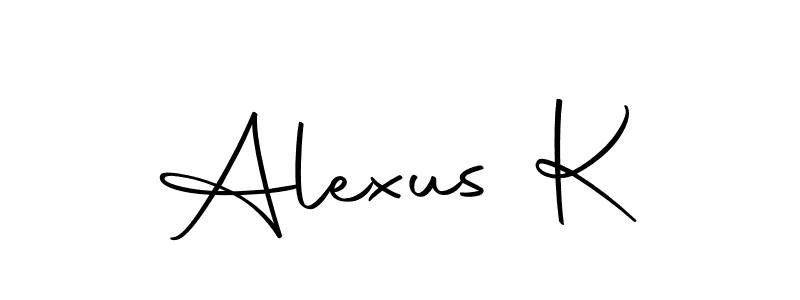 if you are searching for the best signature style for your name Alexus K. so please give up your signature search. here we have designed multiple signature styles  using Autography-DOLnW. Alexus K signature style 10 images and pictures png