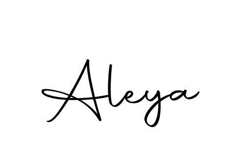 Create a beautiful signature design for name Aleya. With this signature (Autography-DOLnW) fonts, you can make a handwritten signature for free. Aleya signature style 10 images and pictures png