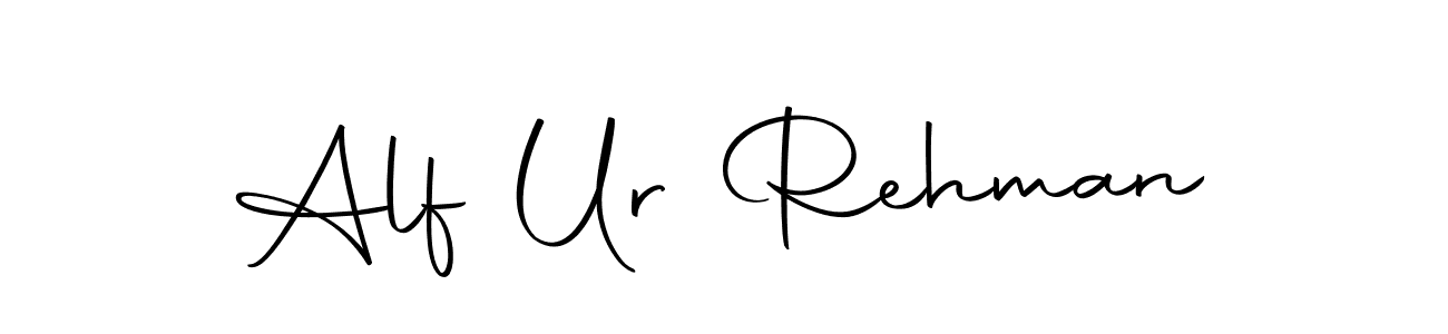 How to make Alf Ur Rehman name signature. Use Autography-DOLnW style for creating short signs online. This is the latest handwritten sign. Alf Ur Rehman signature style 10 images and pictures png