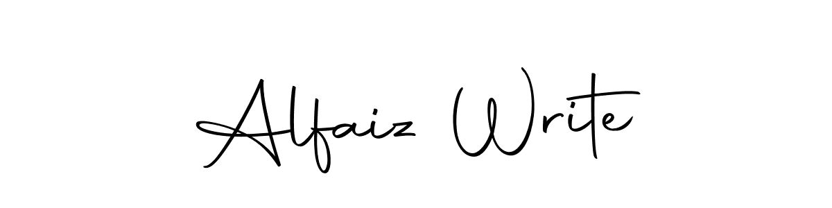 Use a signature maker to create a handwritten signature online. With this signature software, you can design (Autography-DOLnW) your own signature for name Alfaiz Write. Alfaiz Write signature style 10 images and pictures png