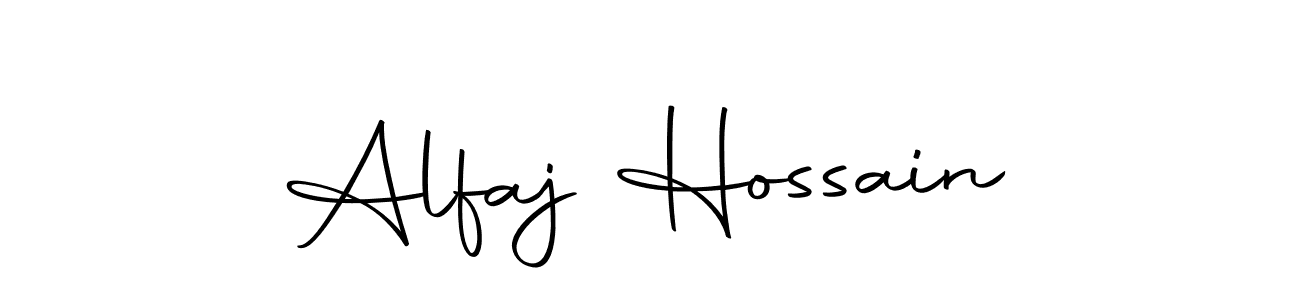 The best way (Autography-DOLnW) to make a short signature is to pick only two or three words in your name. The name Alfaj Hossain include a total of six letters. For converting this name. Alfaj Hossain signature style 10 images and pictures png