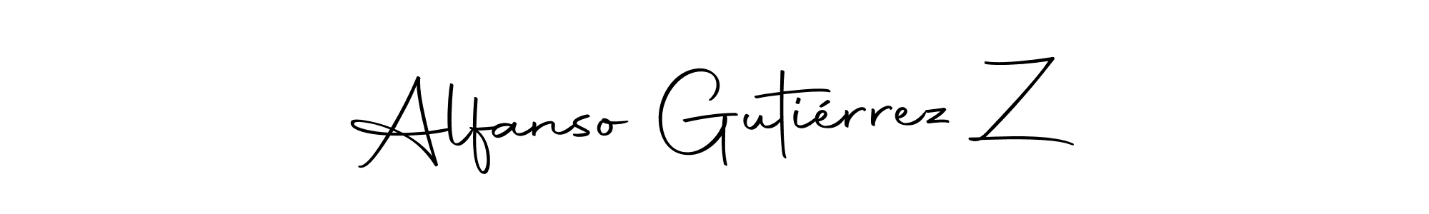 You can use this online signature creator to create a handwritten signature for the name Alfanso Gutiérrez Z. This is the best online autograph maker. Alfanso Gutiérrez Z signature style 10 images and pictures png