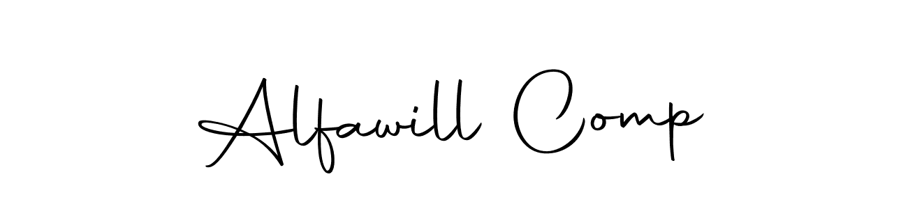 This is the best signature style for the Alfawill Comp name. Also you like these signature font (Autography-DOLnW). Mix name signature. Alfawill Comp signature style 10 images and pictures png