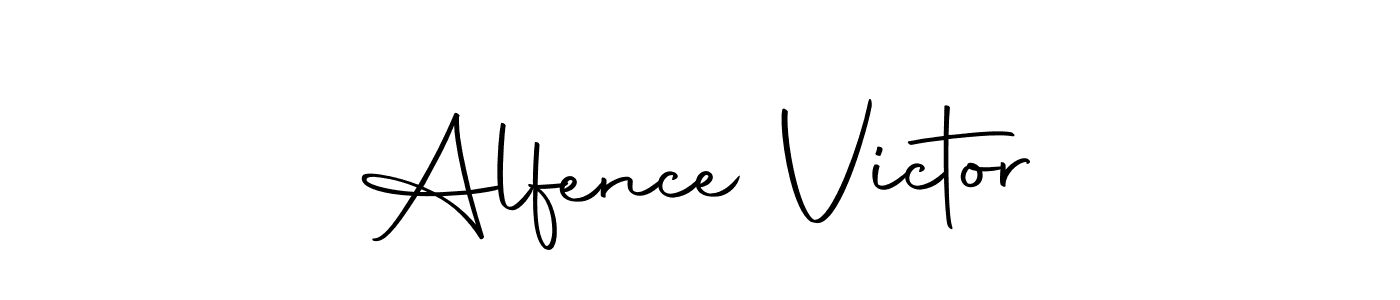 The best way (Autography-DOLnW) to make a short signature is to pick only two or three words in your name. The name Alfence Victor include a total of six letters. For converting this name. Alfence Victor signature style 10 images and pictures png