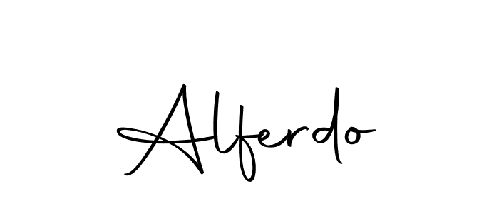 Make a short Alferdo signature style. Manage your documents anywhere anytime using Autography-DOLnW. Create and add eSignatures, submit forms, share and send files easily. Alferdo signature style 10 images and pictures png