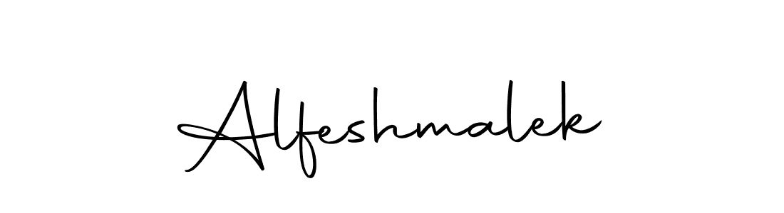 Make a beautiful signature design for name Alfeshmalek. With this signature (Autography-DOLnW) style, you can create a handwritten signature for free. Alfeshmalek signature style 10 images and pictures png