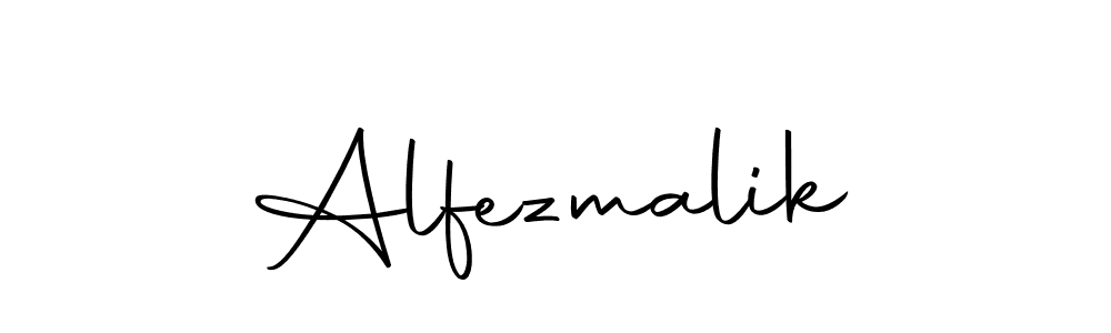 Use a signature maker to create a handwritten signature online. With this signature software, you can design (Autography-DOLnW) your own signature for name Alfezmalik. Alfezmalik signature style 10 images and pictures png