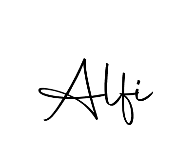 Make a beautiful signature design for name Alfi. With this signature (Autography-DOLnW) style, you can create a handwritten signature for free. Alfi signature style 10 images and pictures png