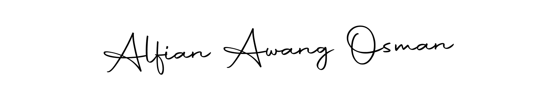 if you are searching for the best signature style for your name Alfian Awang Osman. so please give up your signature search. here we have designed multiple signature styles  using Autography-DOLnW. Alfian Awang Osman signature style 10 images and pictures png